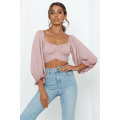 Women's Elegant Sweetheart Neck Top Blouse