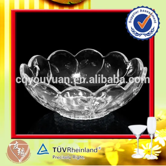 Lead free glass plates for chocolates in cheap