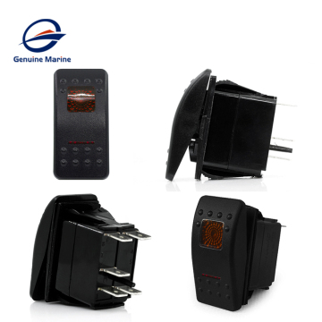 Genuine Marine Waterproof DBST LED 12V/24V Rocker Switch