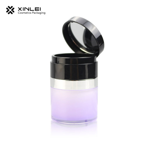 15g press cream bottle with flip mirror