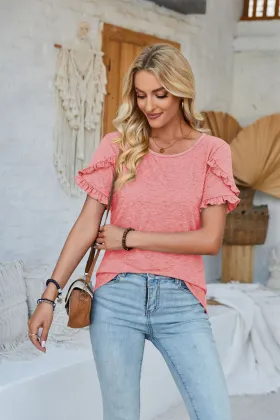 Summer Loose Short sleeved T-shirt for Women