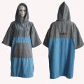 Microfiber Dry Poncho Maneing Robe с вышивкой с логотипом