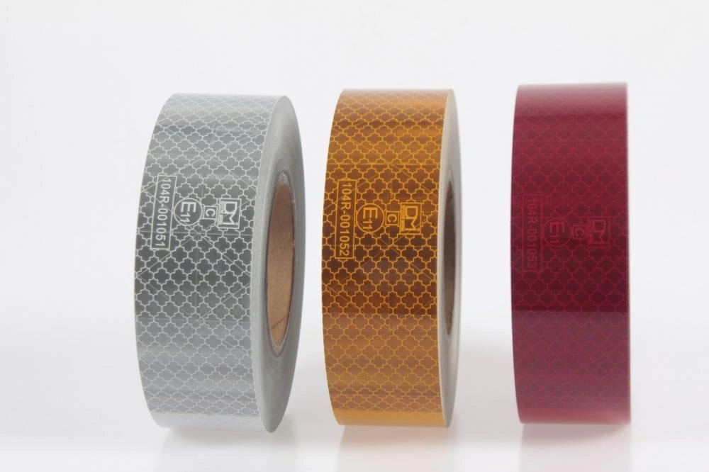 ECE R 104 Vehicle Conspicuity Marking Tape DM9600 Series reflective ...