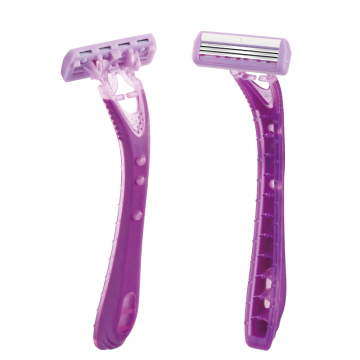 High-Quality Women's Razor with Triple Sweden Blade and Pivoting Head System