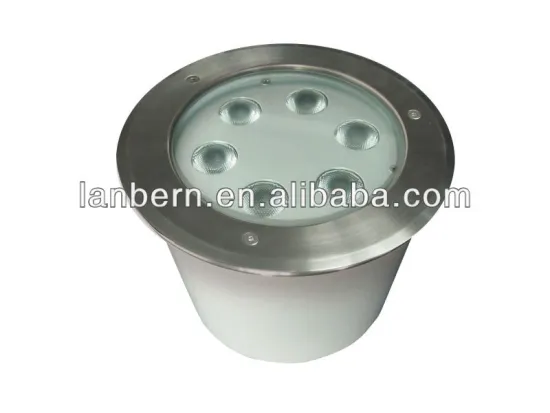 12v 24v High Power decorating led outdoor light alibaba express single color or RGB 6*1W 6*3W IP67 led underground paving light