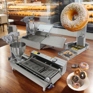 Mesin donat skala besar sepenuhnya otomatis yang terjangkau ditetapkan untuk produktivitas tinggi