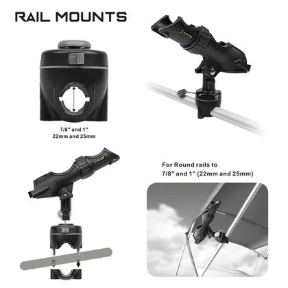 NHCX Fishing Rod Stick-On Straps - Boating Rod Holder