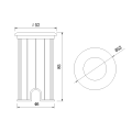 1W IP68 LED LED REACROUTER POOL LIGHT