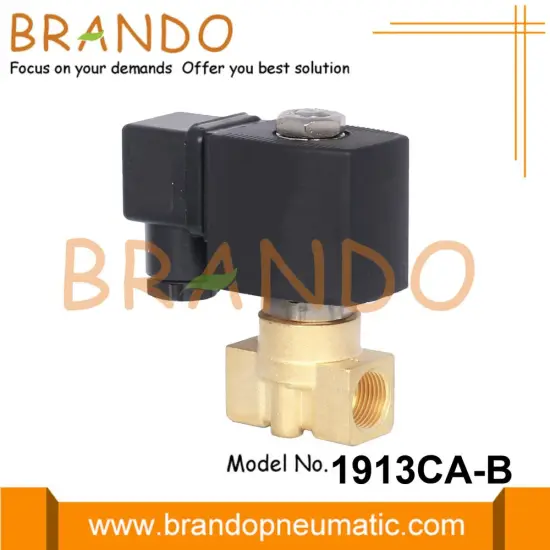 Direct Operated 2 Port Water Brass Solenoid Valve