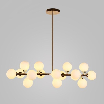 Lámpara colgante de LED dorado negro moderno para sala de estar y vestíbulo