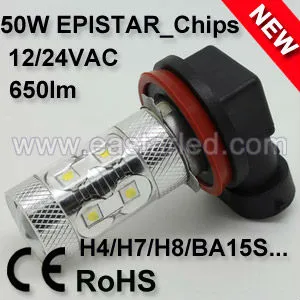 50WHigh Power H4/H7/H8/H9/H11/H10/9005/9006/H16/P13 Car LED bulb series.
