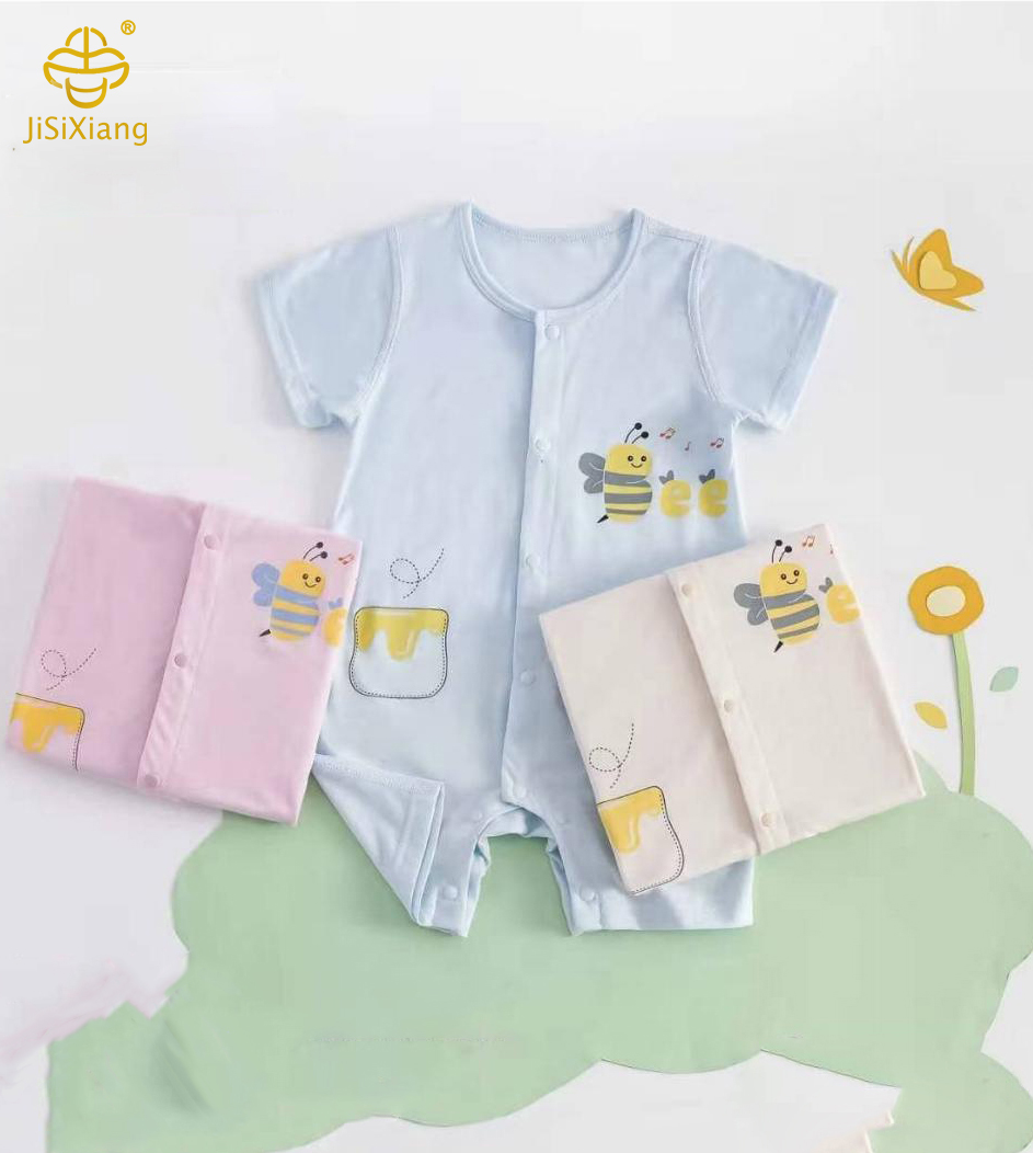 漫画のプリントベビージャンプスーツ