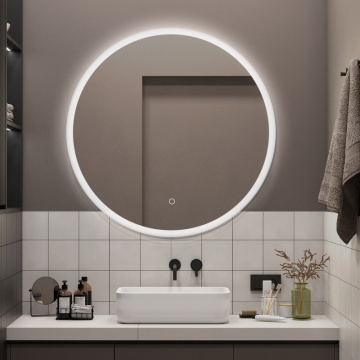 Borong LED lampu backlit sentuhan skrin sentuh Smart LED cermin untuk bilik mandi