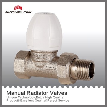 Brass Radiator Valve Lockshield For towel radiator 15*1/2mm