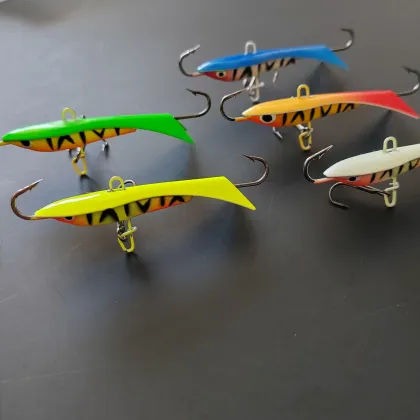 61mm 10g Sinking Balance Ice Fishing Jig Lure for Panfish, Crappie, Sunfish, Perch