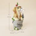 Garden Statue Dog Figurine