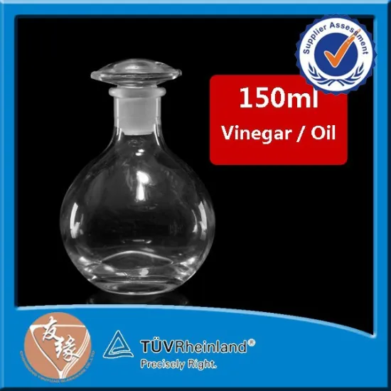 150ml small tabletop cruet glass oil and vinegar bottles wholesale