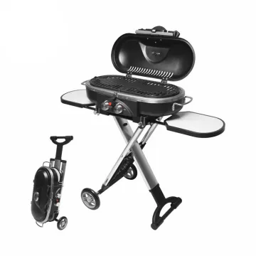 Hot Sale Portable Foldable Gas Electronic Camping Outdoor Barbecue BBQ Gas Grills with Trolley bbq gas grill