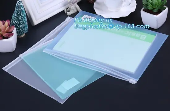 EVA PVC ZIPPER BAG RESEALABLE BAG WITH SLIDER, zipper puller for packaging handle clear vinyl pvc zipper bags