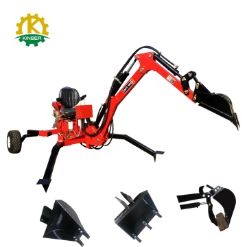 Mini Backhoe Loader with Various Buckets for Different Working Conditions