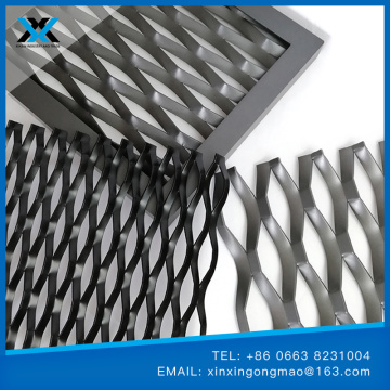 Titanium expanded diamond wire mesh for aerospace