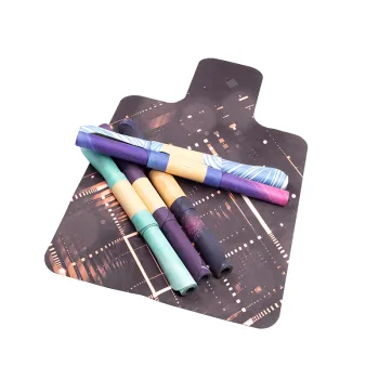 Custom Printed Anti-Slip Natural Rubber Yoga and Pilates Mat