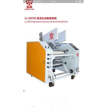 High Speed Auto Food Roll Stretch Film Rewinder