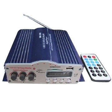 रिमोट कंट्रोल, डीसी 12V के साथ कार प्रवर्धक