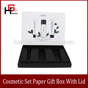 Trade Assurance Luxury Customized Packaging Cosmetic Set Paper Gift Box With Lid