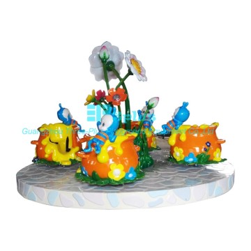 Coin-Operated Honeypot Kiddie Ride: A 12-Seater Rotating Game Machine for Kids