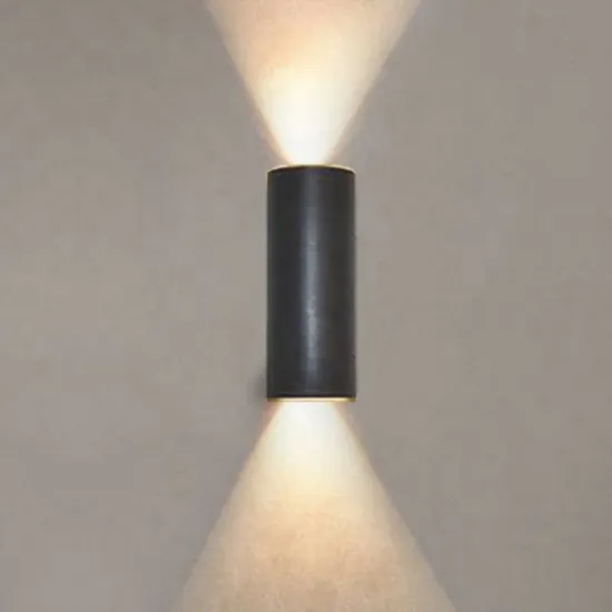 40W Outdoor Metal Wall Lamps: Adjustable LED Exterior Lighting for Homes