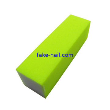 Neon Color With Perrty Flower Printing For Nail Buffer , Foam Nail File