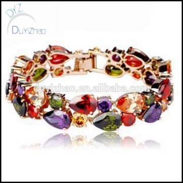 2015 fashion charming shinning jewelry zircon bracelets