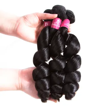 8a 9a 10a 100% Raw Unprocessed Virgin Peruvian Bulk Hair Loose Wave Bundles With Lace Closure