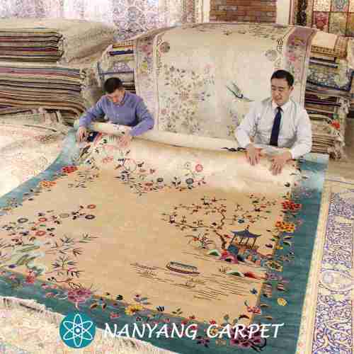 8&#39;x10 &#39;HandwovenTraditional Chinese Carpet