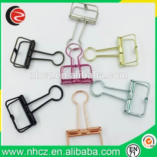 Mixed Color Hole Binder Clip