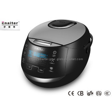 Multifunction small electric rice cooker with Motouch LCD display