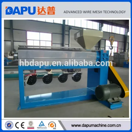 New plastic coated steel rods making macine