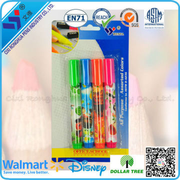 wholesale china factory retractable highlighter pen