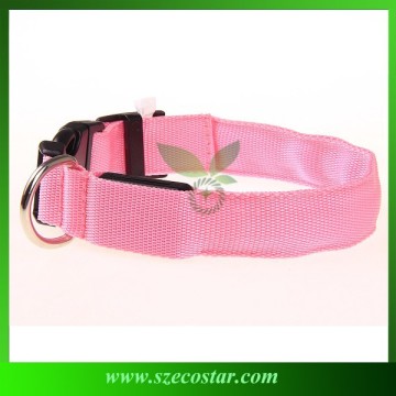 Flashing rechargeable pet collars Christmas flashing pet collar