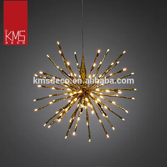 2017 new design outdoor decoration hanging lighted branches