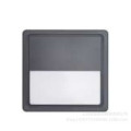 LEDER Half Square Black LED Outdoor Wall Light