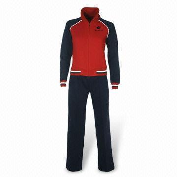 Women's Tracksuit, Made of 80% Cotton and 20% Polyester, with Embroidered Lettering Enturbo on Back