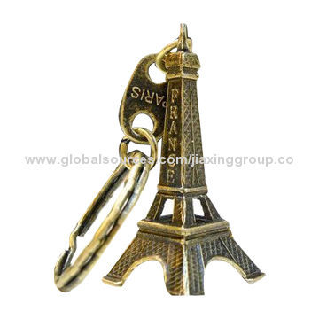 Eiffel Tower Souvenir Keychain, OEM Orders are Welcome