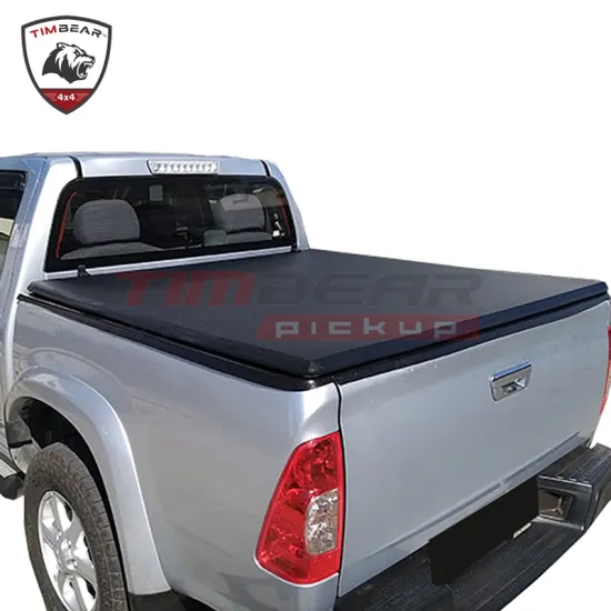Soft Tri-Fold Tonneau Cover for Isuzu D-Max - High Quality Pickup Truck Bed Cover