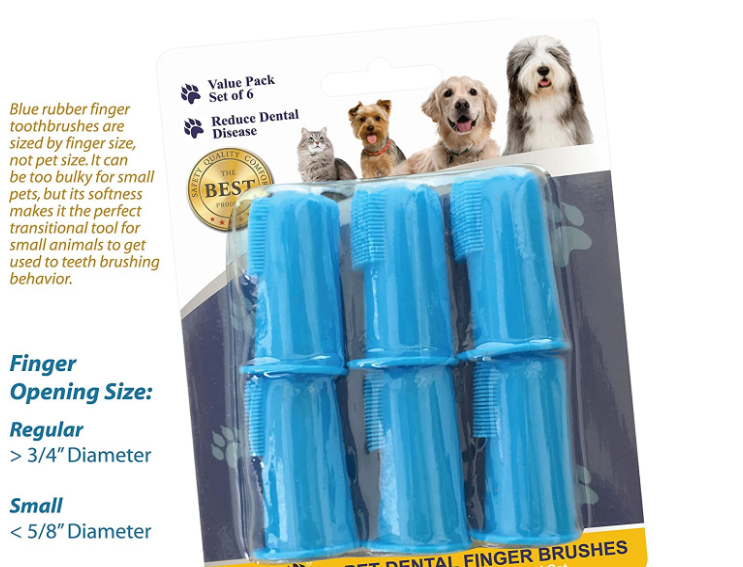 Silicone Pet Toothbrushes