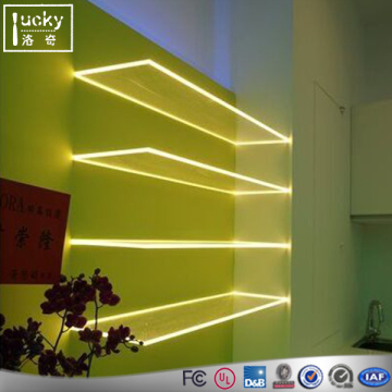 Acrylic Bottle Wall Mounted LED Wine Rack,Custom Wall Shelf