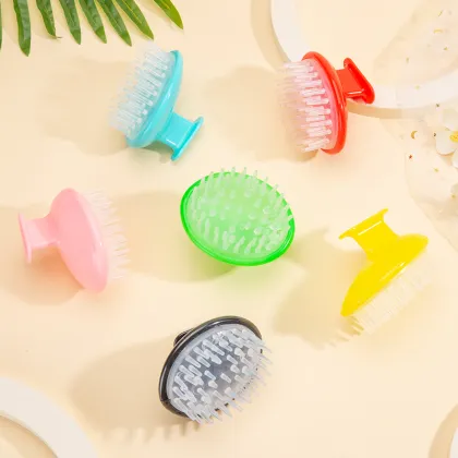 Soothing Head Growth Hair Care Tool: Scalp Massager for Bath and Shampoo