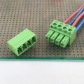 PCB 4 way contact terminal block