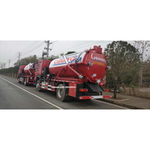 Camión de succión de aguas residuales SINOTRUCK HOWO 4X212CBM nuevo